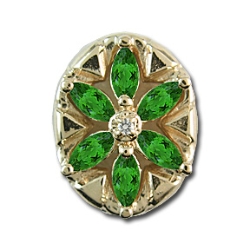 r9527 Emerald Bracelet Slide 